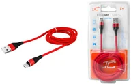 Kable USB - Kabel Usb - Usb typ C 2m czerwony Ltc - miniaturka - grafika 1