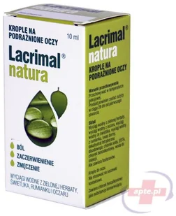 Polpharma Lacrimal natura krople do oczu 10ml - Wzrok i słuch - miniaturka - grafika 1