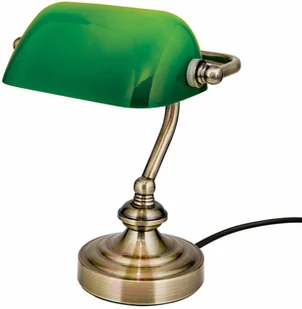 Orion Zora bankierska lampa stołowa, szklany klosz - Lampy stojące - miniaturka - grafika 1