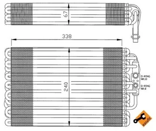 NRF Parownik, klimatyzacja 36034 - Akcesoria do klimatyzacji i ogrzewania - miniaturka - grafika 1