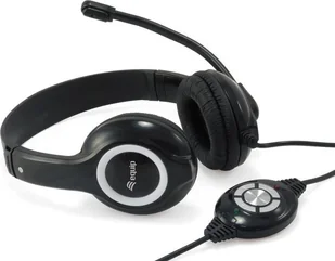 Equip USB-Headset Czarne (245301) - Słuchawki - miniaturka - grafika 1