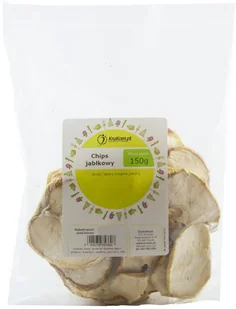 KruKam Chipsy jabłkowe suszone jabłko 150g - Owoce świeże i suszone - miniaturka - grafika 1