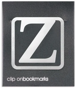IF Metalowa zakładka - Litera Z Clip-on - Zakładki do książek - miniaturka - grafika 2