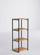 Regały - Woodica Regał Loftowy dębowy 1.2m 50cm 4p Loft/wR/02 - miniaturka - grafika 1