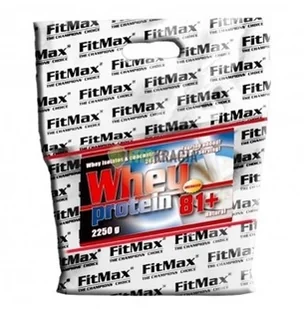 FitMax Whey Protein 81+ 2250g - Strawberry - Odżywki białkowe - miniaturka - grafika 1