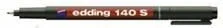 Edding Foliopis niezmywalny 140S czerwony EG1041 - Foliopisy - miniaturka - grafika 1