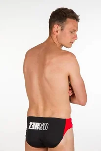 Zerod Kąpielówki BRIEFS Black Grey Red - Kąpielówki męskie - miniaturka - grafika 7