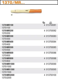 Beta TRZONEK DO MŁOTKA 1370/800 1370MR/800 - Młotki - miniaturka - grafika 2