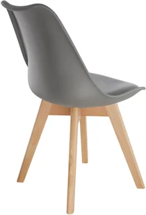 tectake 2 krzesła do jadalni Friederike - szary 403812 - Krzesła - miniaturka - grafika 4
