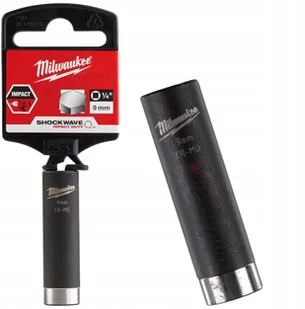 Milwaukee Nasadka Udarowa Milwaukee 1/4" 9 MM - Nasadki do elektronarzędzi - miniaturka - grafika 1