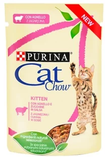 Purina Cat Chow Kitten Jagnięcina saszetka 85g - Mokra karma dla kotów - miniaturka - grafika 2