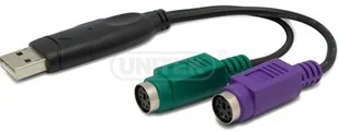 Unitek Adapter USB na PS/2 Y-155 U-PS2-BE-B001 - Adaptery i przejściówki - miniaturka - grafika 3