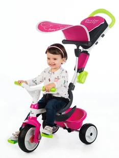 Smoby Rowerek Baby Driver Komfort różowy - Rowerki trójkołowe - miniaturka - grafika 12