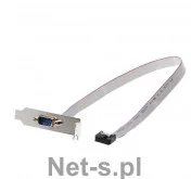 Delock Kabel 89300 - 1x RS-232, na śledziu low profile - Kable komputerowe i do monitorów - miniaturka - grafika 4