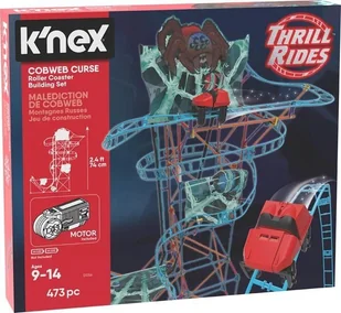Knex Pajęcza klątwa kolejka górska zestaw konstrukcyjny - Klocki - miniaturka - grafika 1