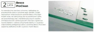 Besco  PMD Piramida Modern 185 90x90 - Kabiny prysznicowe - miniaturka - grafika 7