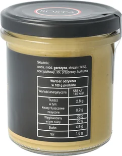 Sosta Musztarda chrzanowa 320g Sosta - Musztardy - miniaturka - grafika 2