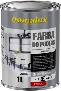 Domalux Farba  Alkosol biały 1 l - Farby do metalu - miniaturka - grafika 1