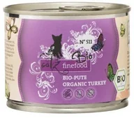 Mokra karma dla kotów - Catz Finefood Bio N.511 Indyk puszka 200g MS_15966 - miniaturka - grafika 1