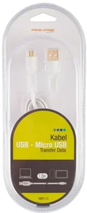 Arkas Kabel USB-Micro USB 1 m Biały - Kable USB - miniaturka - grafika 7