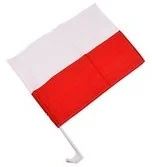 Sportech Flaga polska z uchwytem, samochodowa - Flagi i akcesoria - miniaturka - grafika 2