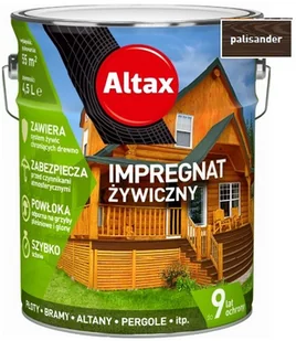 Altax impregnat $237ywiczny, pinia, 4.5l - Farby i impregnaty do drewna - miniaturka - grafika 1