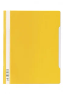 Durable Skoroszyt standardowy A4 twardy / żółty 257004 - Półki na dokumenty - miniaturka - grafika 1