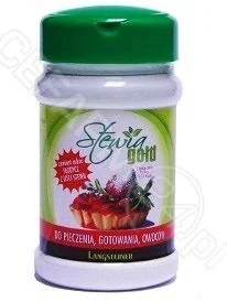 FA LANGSTEINER Słodzik stevia gold proszek 150 g - Leki dla diabetyków - miniaturka - grafika 1
