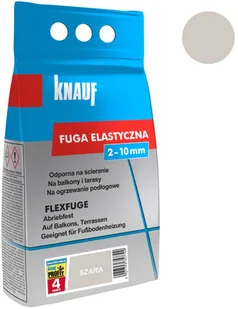 Ceresit Knauf Knauf elastyczna szara 4 kg - Fugi - miniaturka - grafika 1