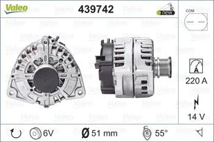 VALEO alternator nowy 439742 439742 - Alternatory - miniaturka - grafika 1