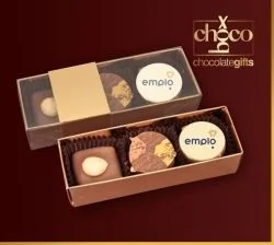 Chocobox Czekoladki-firmowe-1-x-3 - Bombonierki i czekoladki - miniaturka - grafika 1