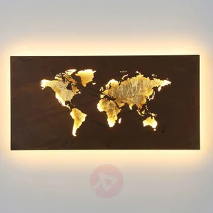 Wofi Kinkiet LED Linda o wyglądzie mapy, 60x30 cm - Lampy ścienne - miniaturka - grafika 1