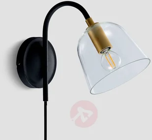 Lucande Lucande Anjita lampa ścienna, szklany klosz - Lampy ścienne - miniaturka - grafika 5