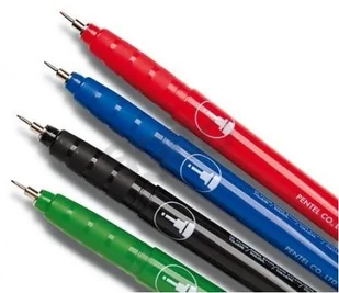 Pentel PEN1034 Marker permanentny NMF50 0,4mm zielony - Markery permanentne - miniaturka - grafika 1