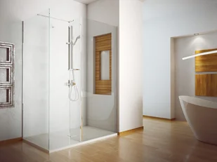 Besco Indre  Walk-in 140 chrom IW-140-90-C - Kabiny prysznicowe - miniaturka - grafika 1