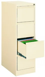Malow Szafa kartotekowa 4 szuflady szara SZ.020.274/4 - Szafy biurowe - miniaturka - grafika 1