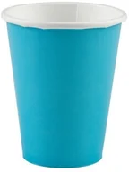 Dekoracje i nakrycia stołu na imprezę - Amscan Kubki turkus 266 ml 8 szt. 58015-54 - miniaturka - grafika 1