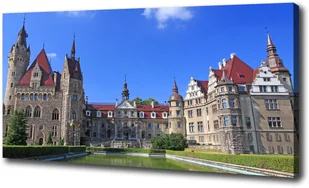 Foto obraz na płótnie Zamek Moszna Polska - Obrazy i zdjęcia na płótnie - miniaturka - grafika 1