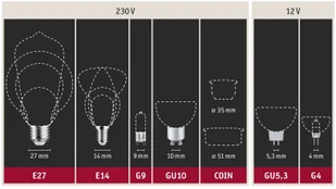Paulmann GU5,3 4,9W reflektor 830 czarny/biały - Żarówki LED - miniaturka - grafika 1