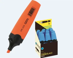 Grand Zakreślacz GR-225 pomarańczowy - Przybory szkolne - miniaturka - grafika 1