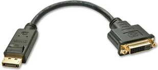 Lindy Adapter AV DisplayPort na DVI-D 41004 - Adaptery i przejściówki - miniaturka - grafika 1