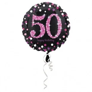Amscan Balon foliowy okrągły 43 cm 50-urodziny - Urodziny dla dorosłych - miniaturka - grafika 7
