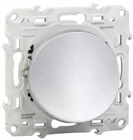 Schneider Wypust kablowy Odace S530662 aluminium - Akcesoria do oświetlenia - miniaturka - grafika 1