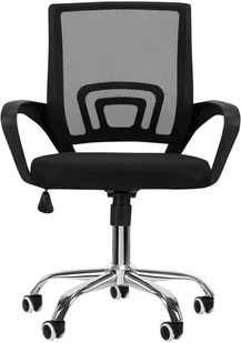 Fotel biurowy, krzesło biurowe ACTIVESHOP FOTEL BIUROWY QS-C01 CZARNY 141172 [17901981] - Fotele i krzesła biurowe - miniaturka - grafika 3
