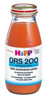 Hipp Kleik ors 200 marchewkowo-ryżowy 200ml - Soki i herbatki dla dzieci - miniaturka - grafika 1