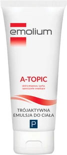 Emolium A-topic trójaktywna emulsja do ciała, 200 ml - Balsamy i kremy do ciała - miniaturka - grafika 1