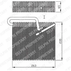 DELPHI Parownik, klimatyzacja TSP0525148 - Akcesoria do klimatyzacji i ogrzewania - miniaturka - grafika 1