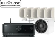 Kino domowe - Yamaha RX-V4A + 5 x M-1 + ASW 608 biały - miniaturka - grafika 1