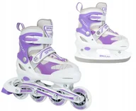 Rolki - Spartan Łyżworolki 2w1 White (38-41) Abec 7 - miniaturka - grafika 1
