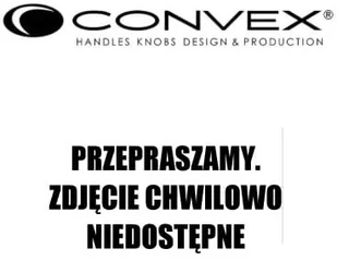 CONVEX Rozeta QR5 S mosiądz satyna S02 klucz 25-437 - Szyldy i rozety - miniaturka - grafika 1